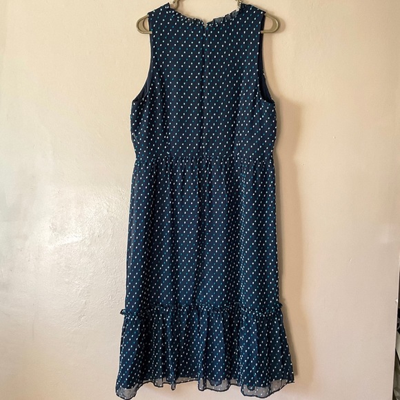 NWT Loft Blue Dress 14 - Picture 4 of 8